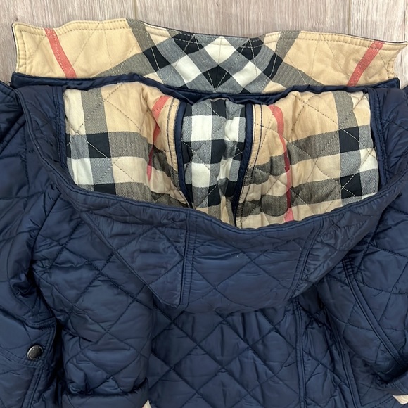 AUTHENTIC BURBERRY KIDS UNISEX JACKET REMOVABLE HOODIE 12M - Picture 6 of 11